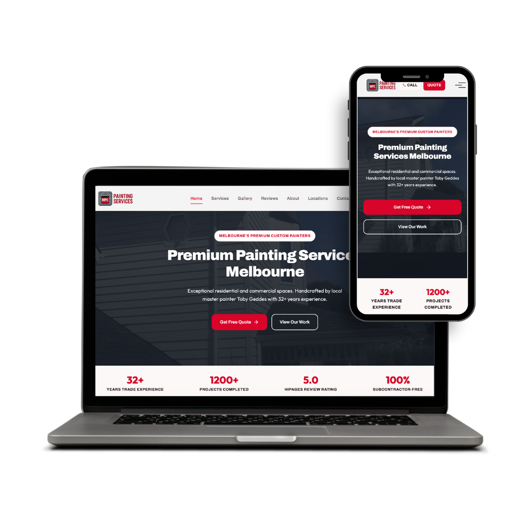 MPC Painting Services Website Design