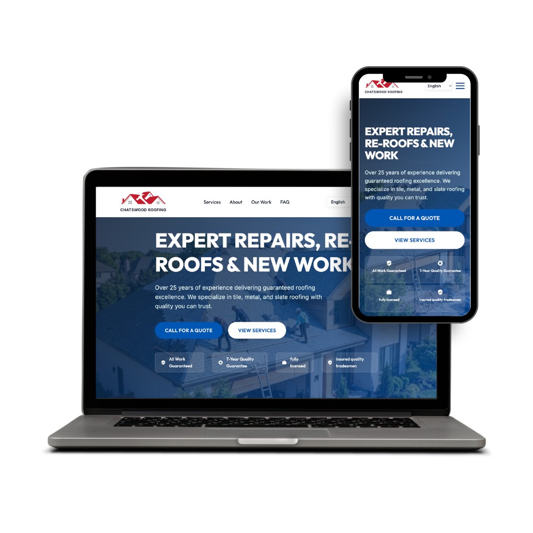 Chatswood Roofing Website Design